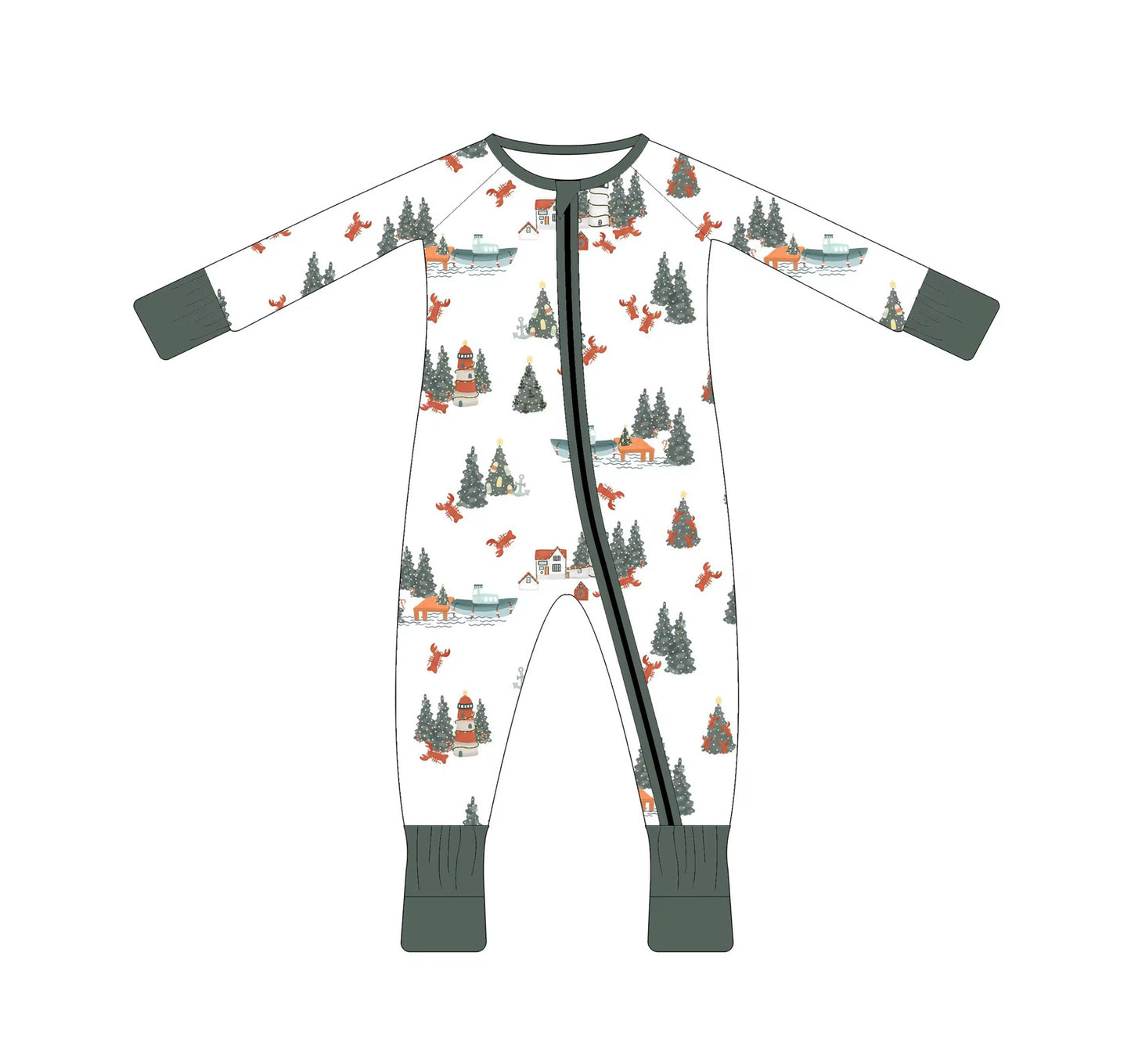 Harbor Holiday Bamboo Pajamas | Baby/Toddler/Youth Sizes