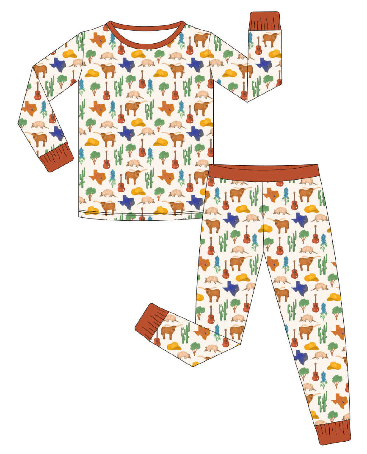TEXAS Bamboo Pajamas