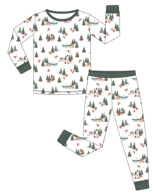Harbor Holiday Bamboo Pajamas | Baby/Toddler/Youth Sizes