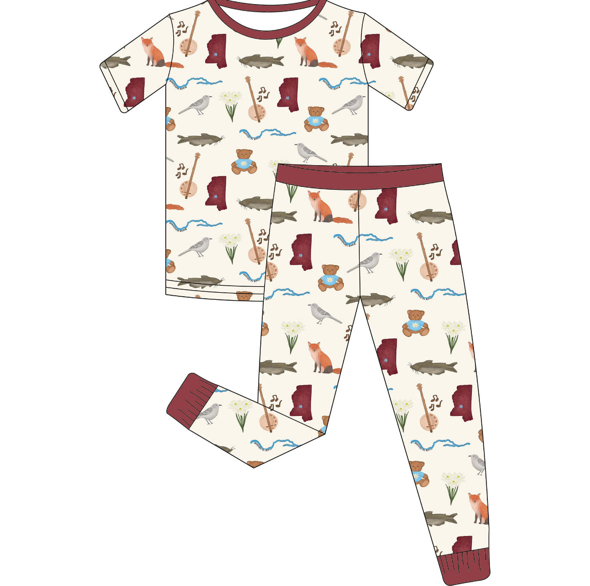 Mississippi *PREORDER* Bamboo Pajamas