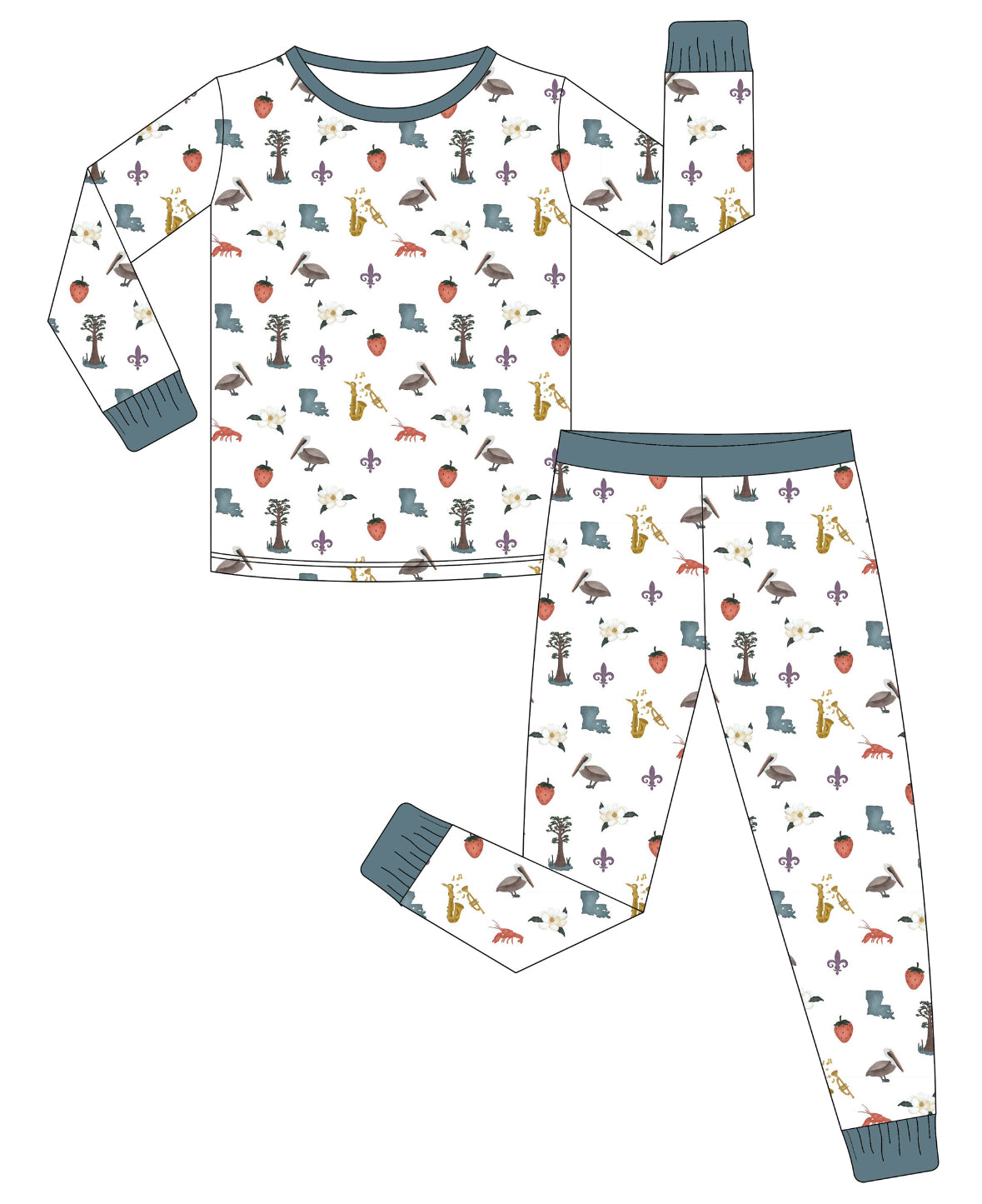 Louisiana *PREORDER* Bamboo Pajamas